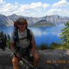 Taking a break at Crater Lake, OR